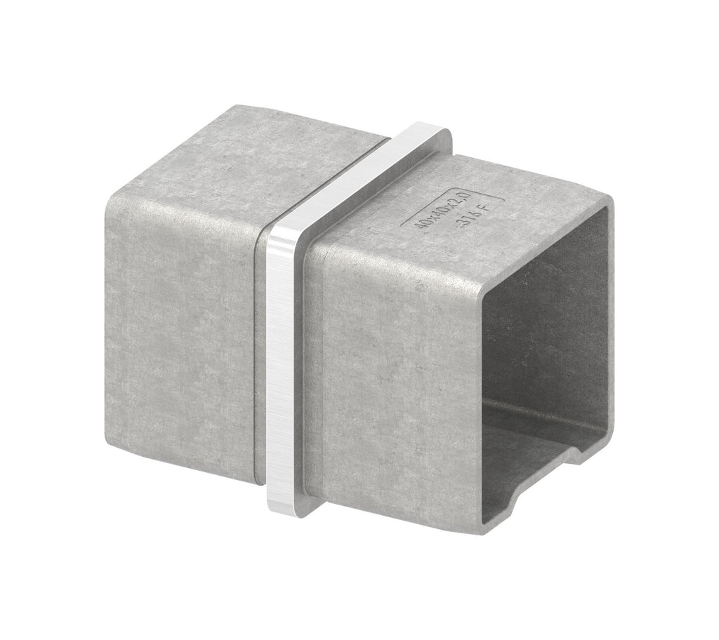 Quadratrohr-Verbinder für  Rohr 40 x 40 x 2,0 mm