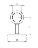 Rohrendhalter V2A