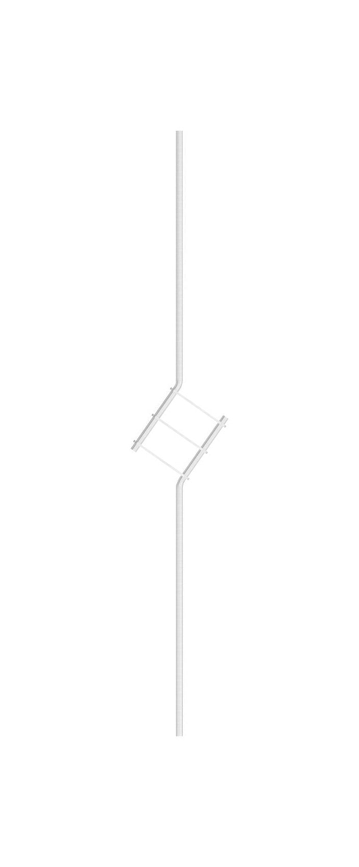 Designstab, Länge 1000 mm, V2A
