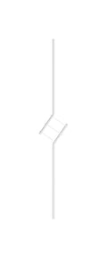Designstab, Länge 1000 mm, V2A
