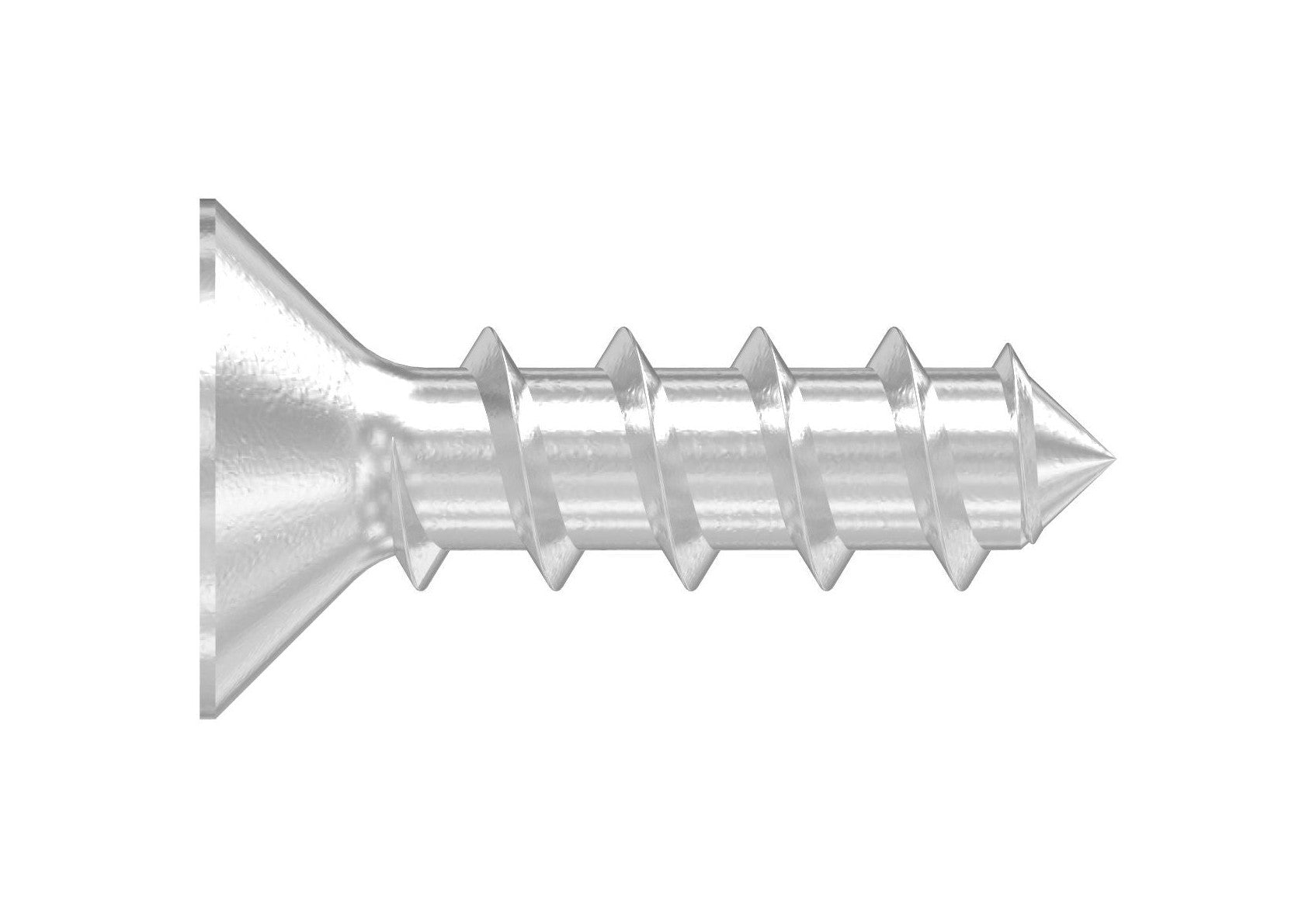Senkkopf-Blechschraube 5,5 x 19 mm, ISO 7050, DIN 7982, V2A
