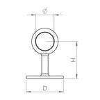 Rohrhalter V2A