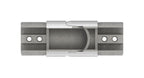 flexibler Verbinder für Rund-Nutrohr, abwärts 25-55°, V2A / V4A