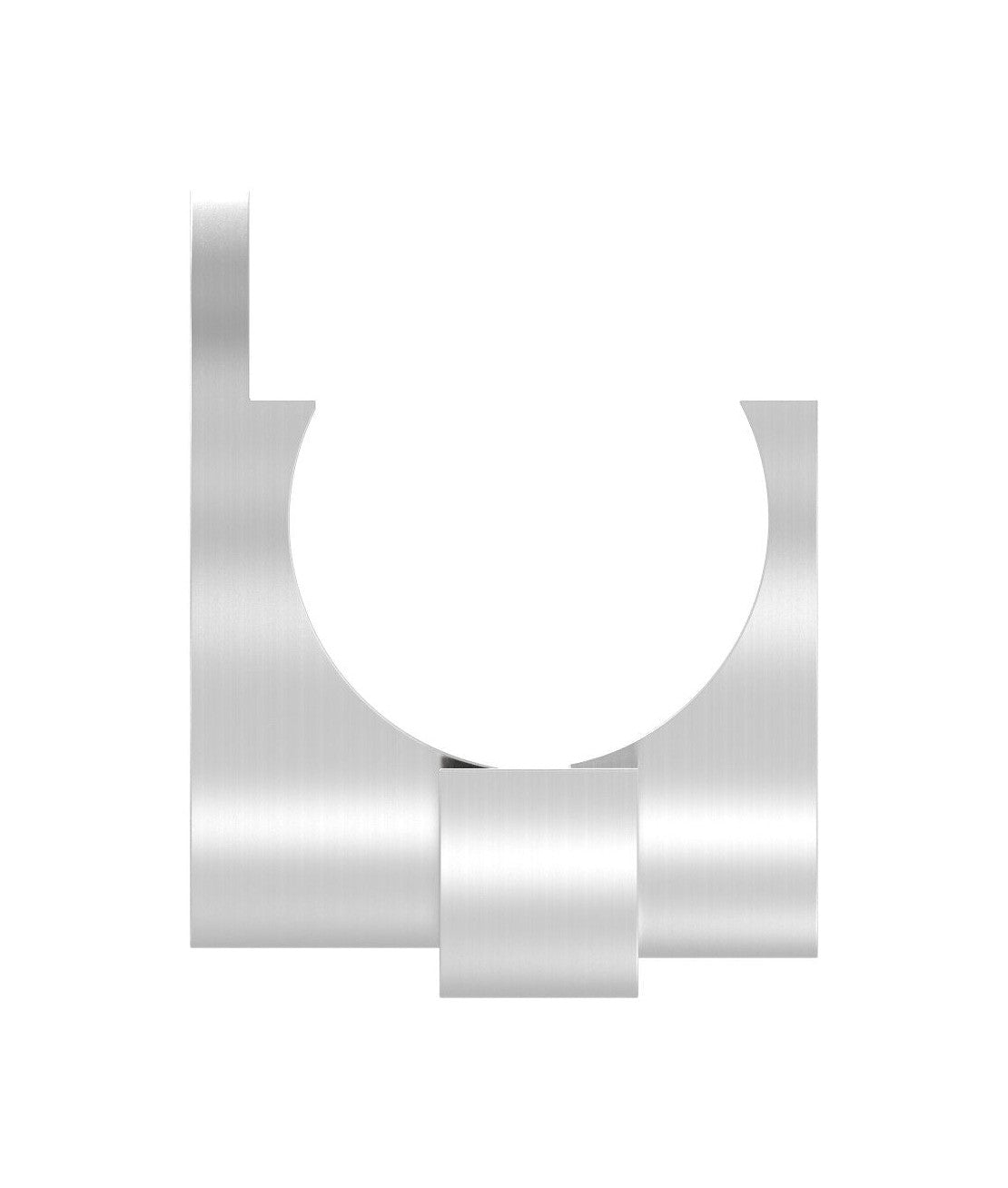 Wandhalter für Laufschiene, zum Klemmen, für Glasschiebetürsystem, V2A