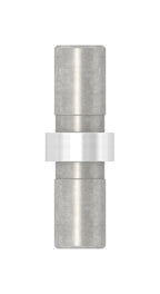 Rohrverbinder zum Stecken oder Kleben, für Rohr 12 x 1,5 mm, V2A