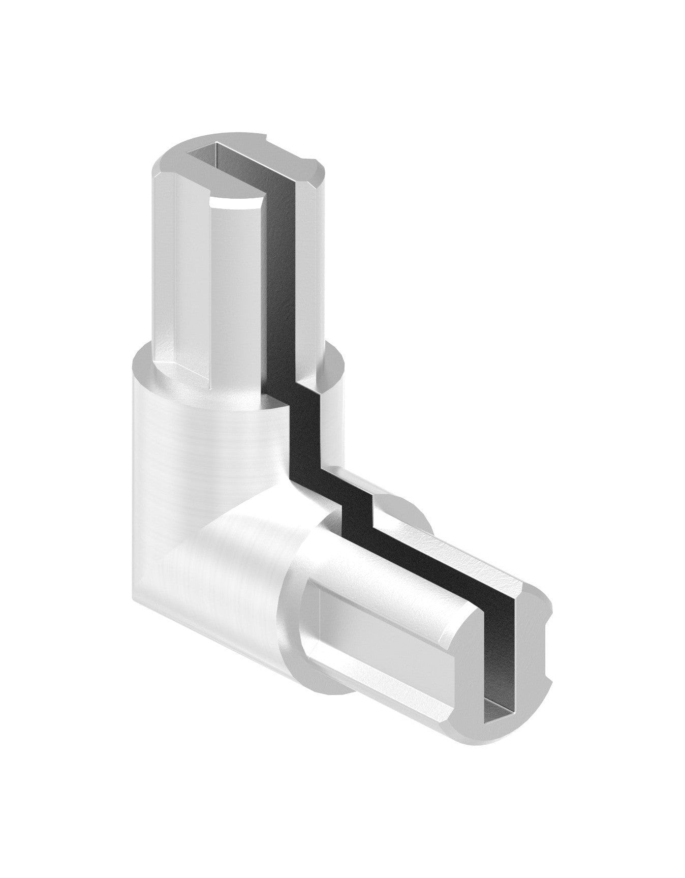 Eckverbinder für Klemmprofil Ø 27 mm