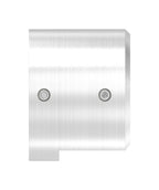 Wandhalter für Rund-Nutrohr, V2A