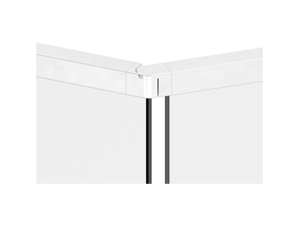 flexibler Verbinder für Quadrat-Nutrohr, seitwärts 90-180°, V4A