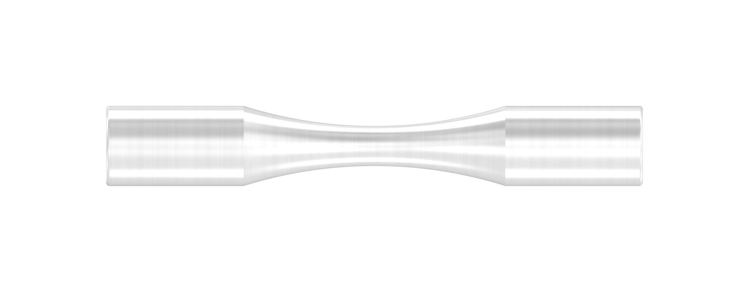 Rundstabverbinder flexibel, zum Biegen 0 - 140°, zum Einkleben der Stäbe, V2A / V4A