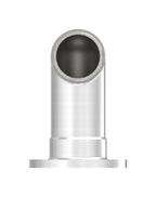 Edelstahl Wandhalter 90° für Rundrohre, lang, zum Einstecken ins Rohr, V2A