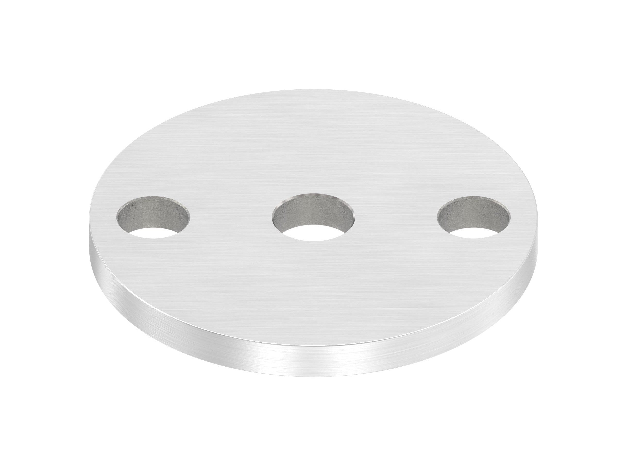 Ankerplatte Ø 70 x 6 mm mit Längsschliff