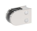 Edelstahl V4A hochglanzpoliert, Anschluss für Durchmesser 42,4 mm