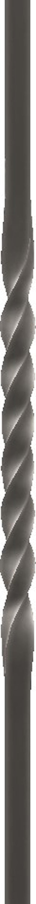 Zwischenstab 12x12mm, glatt, 1x gedreht mittig