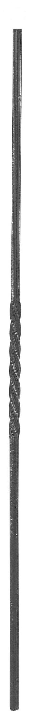 Zwischenstab 12x12mm, gerillt, H: 900mm, 1x gedreht mittig