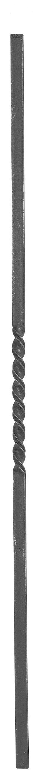 Zwischenstab 16x8mm, gerillt, H: 900mm, 1x gedreht mittig