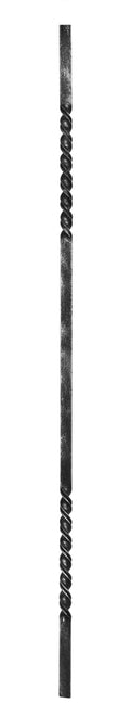 Zwischenstab 16x8mm, gerillt, H: 900mm, 2x gedreht außermittig