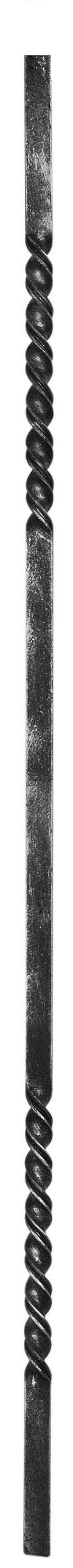 Zwischenstab 16x8mm, gerillt, H: 900mm, 2x gedreht außermittig