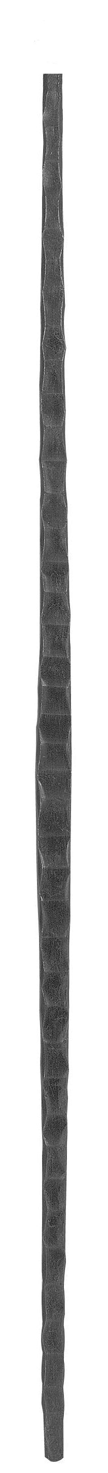 Zwischenstab 13x10mm, gehämmert, H: 900mm, konisch geschmiedet