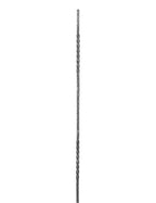 Zwischenstab 12x12mm, gehämmert, H: 900mm, 2x gedreht