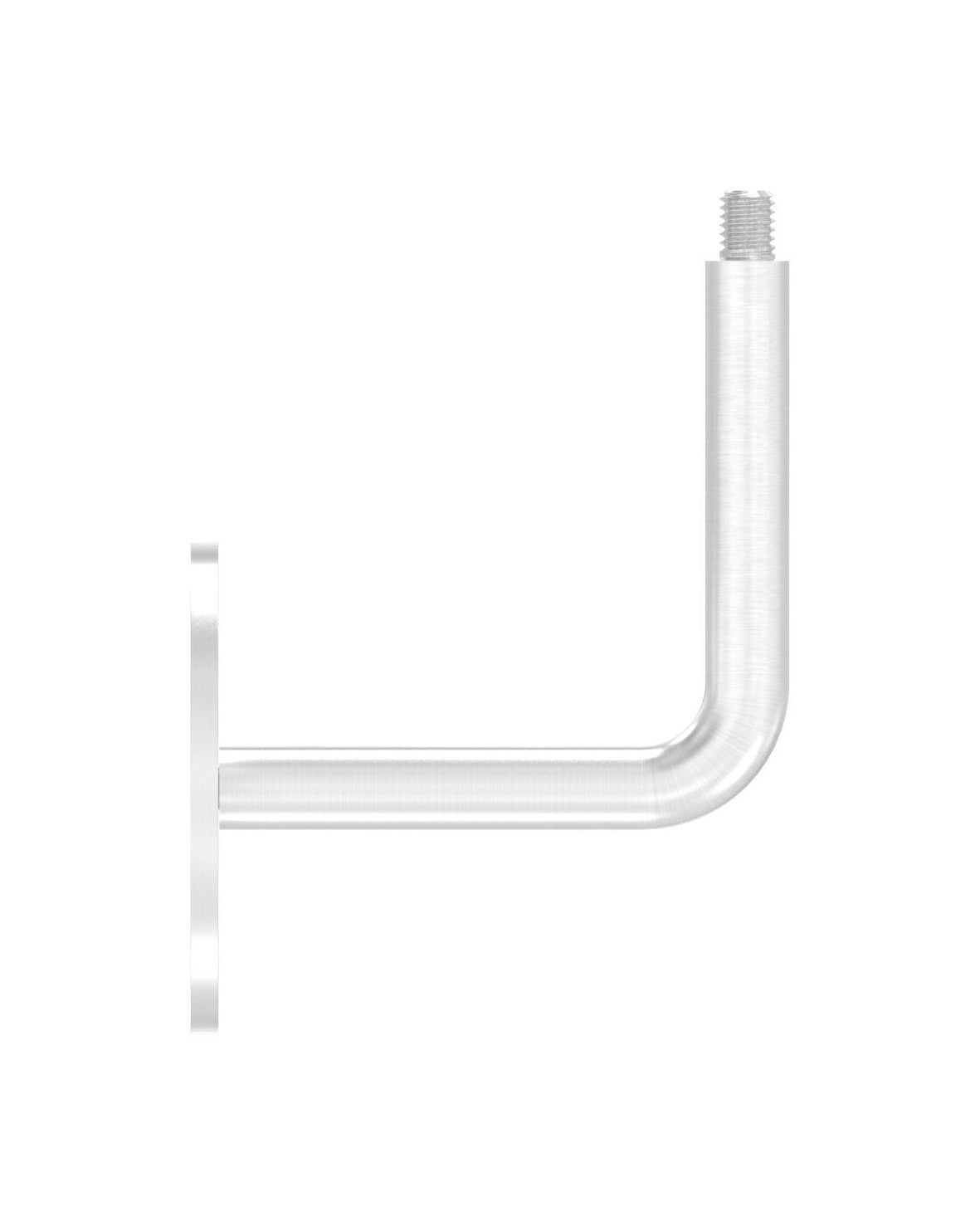 verschraubter Handlaufhalter mit Außengewinde M8, V2A