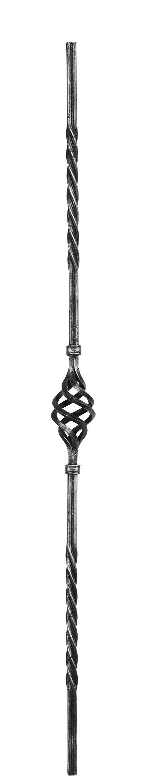 Zirbelstab gerillt 12x12mm, H: 900mm
