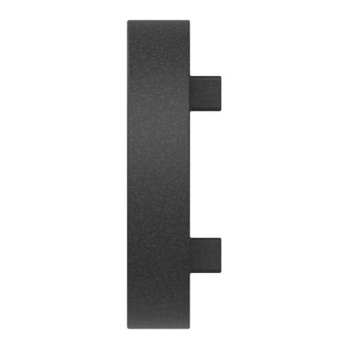 Zierstab 12x12mm, gehämmert, H: 900mm, 2x S-Schnecke mittig (Art. 1202)