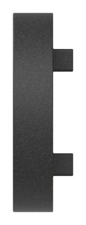 Zierstab 12x12mm, gehämmert, H: 900mm, 2x S-Schnecke mittig (Art. 1202)