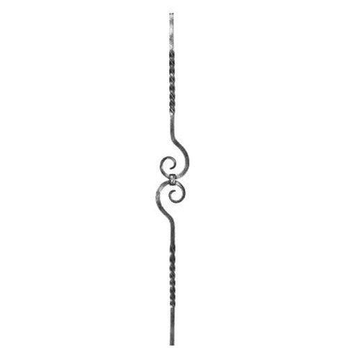 Zierstab 12x12mm, glatt, H: 900mm