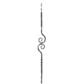 Zierstab 12x12mm, glatt, H: 900mm