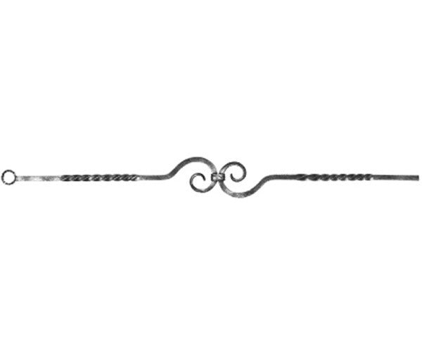 Zierstab 12x12mm, glatt, H: 900mm