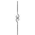 Zierstab 12x12mm, gerillt, H: 900mm