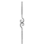 Zierstab 12x12mm, gerillt, H: 900mm