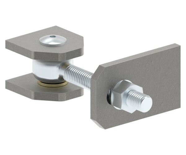 Torband M — mit Langlochlasche, Öffnungswinkel 180°, galvanisch verzinkt, Torband