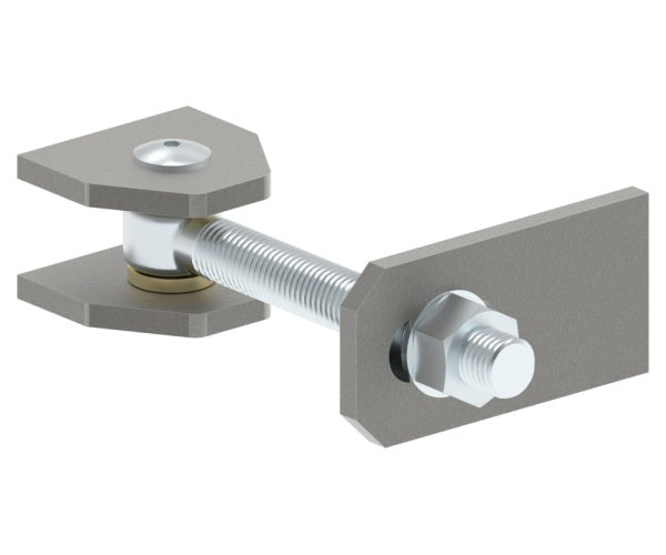 Torband M — mit Langlochlasche, Öffnungswinkel 180°, galvanisch verzinkt, Torband