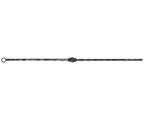 Knubbelstab 13x13mm, gehämmert, H: 1000mm, 1x Knubbel: mittig (Art. 1234)