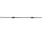 Knubbelstab 13x13mm, gehämmert, 2x Knubbel