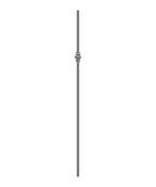 Knubbelstab 14mm, gehämmert, H: 1000mm, 1x Knubbel: außermittig
