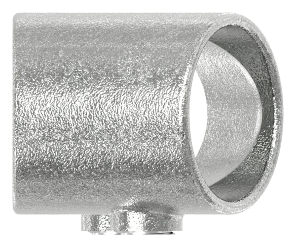 T-Stück, verstellbar 30 - 60°, für Rohr Ø 42,4mm, Temperguss, feuer- und nachträglich elektroverzinkt