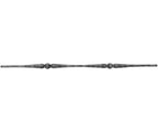 Zierstab Ø 14mm, glatt, H: 1000mm, 2 Scheiben außermittig