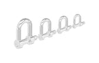 Schäkel, mit Gewinde, V4A