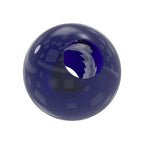 Glaskugel Ø 30 mm, mit Durchgangsbohrung, Farbe Blau, Rot oder Grün