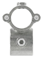 Kreuzverbinder aufklappbar, für Rohr Ø 42,4mm, Temperguss, feuer- und nachträglich elektroverzinkt