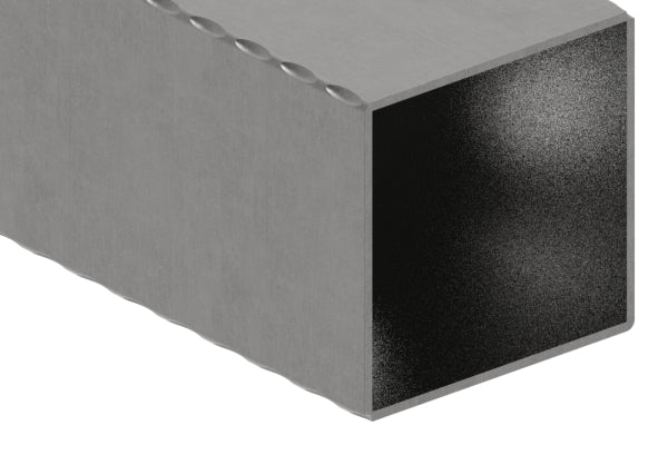 Quadratrohr S235JR, 100x100x3,0mm, gehämmert