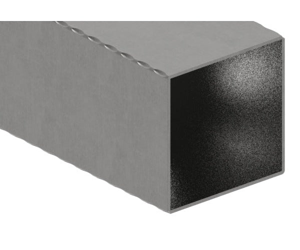 Quadratrohr S235JR, 120x120x3,0mm, gehämmert