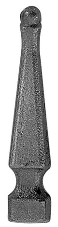 Zaunspitze, Ansatz 25x25 mm, H 125 mm