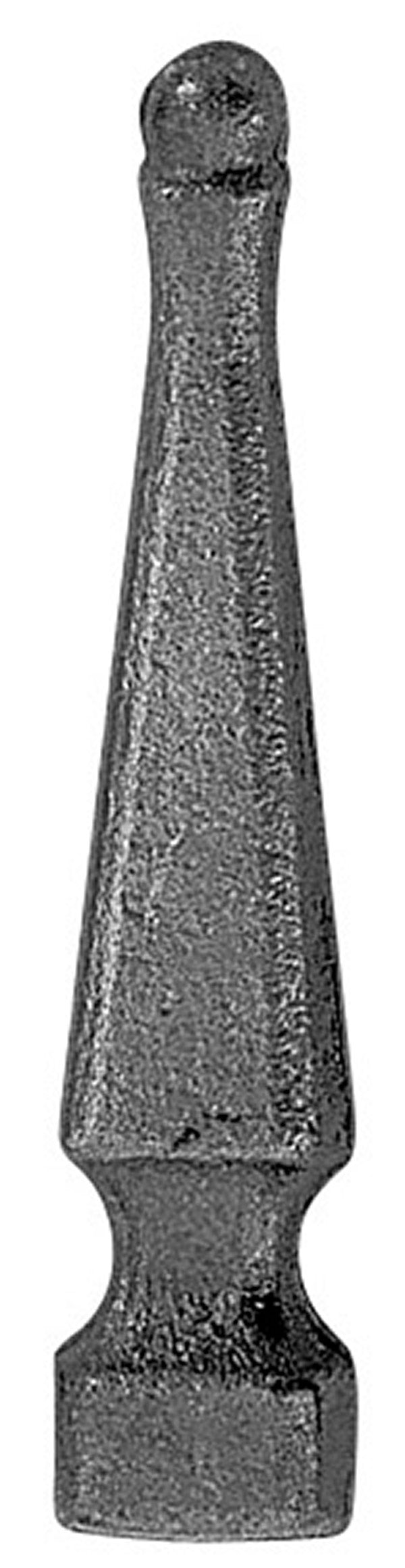 Zaunspitze, Ansatz 25x25 mm, H 125 mm
