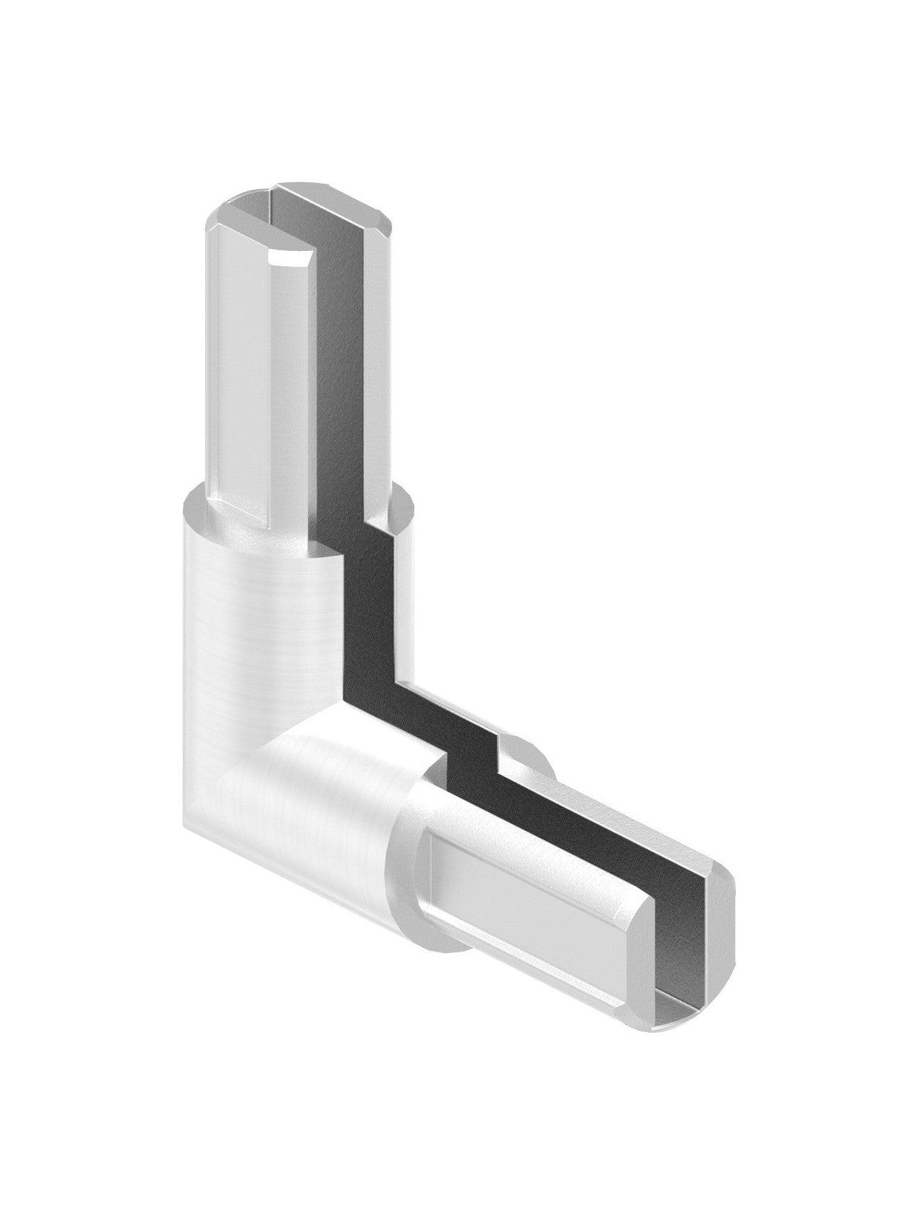 Eckverbinder für Klemmprofil Ø 18 mm