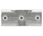 Kreuzstück, schräg, variabel 0 - 11°, für Rohr Ø 42,4mm, Temperguss, feuer- und nachträglich elektroverzinkt