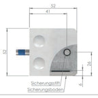 Glasklemme mit AbZ Modell 34