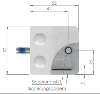Glasklemme mit AbZ Modell 34